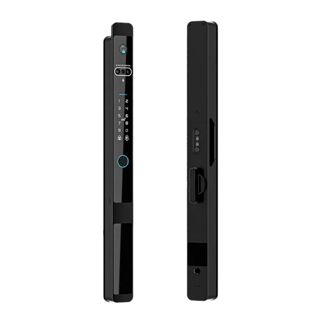 Interfone Visual Facial 3D Tuya WiFi com Fechadura Automática à Prova d'Água