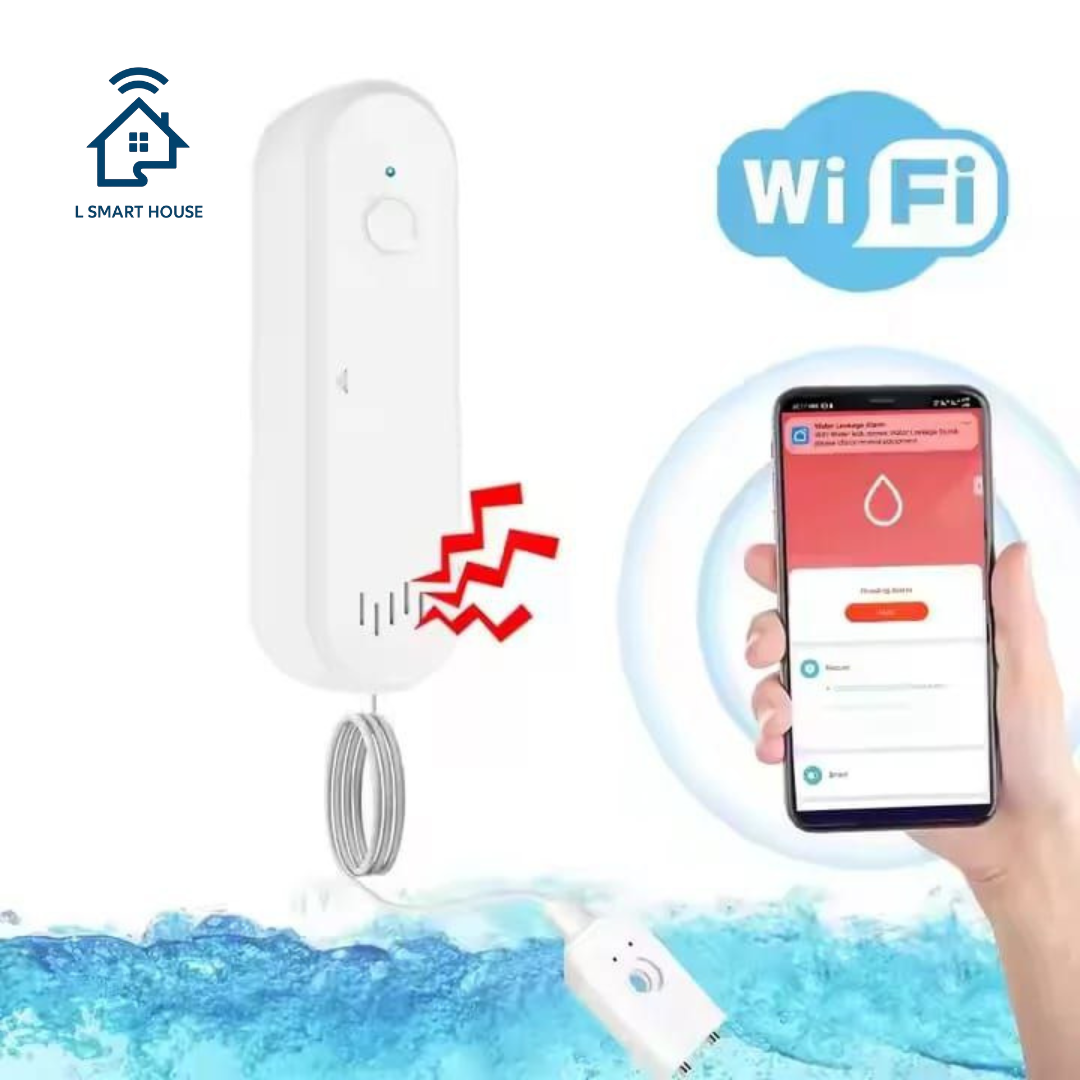 Sensor de inundações água wifi inteligente tuya
