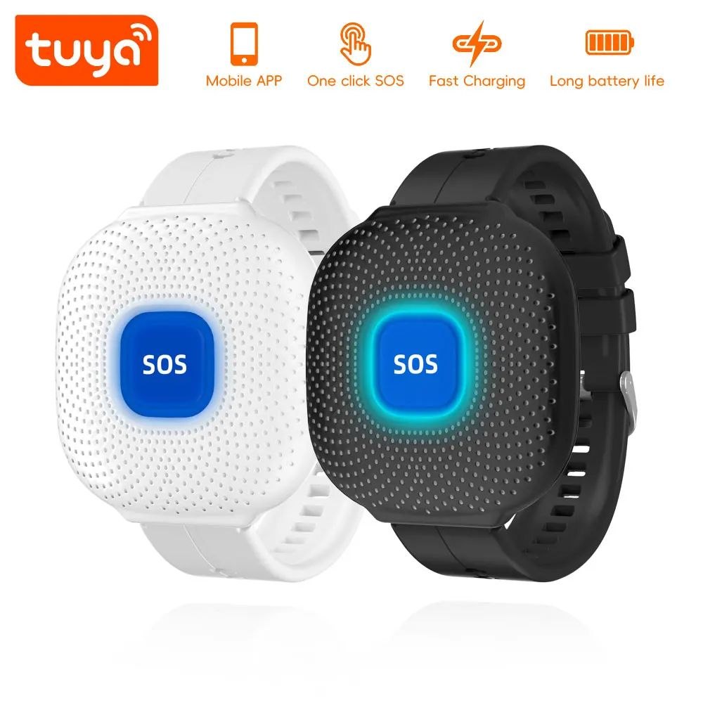 Pulseira SOS de Emergência Wi-Fi Tuya Smart