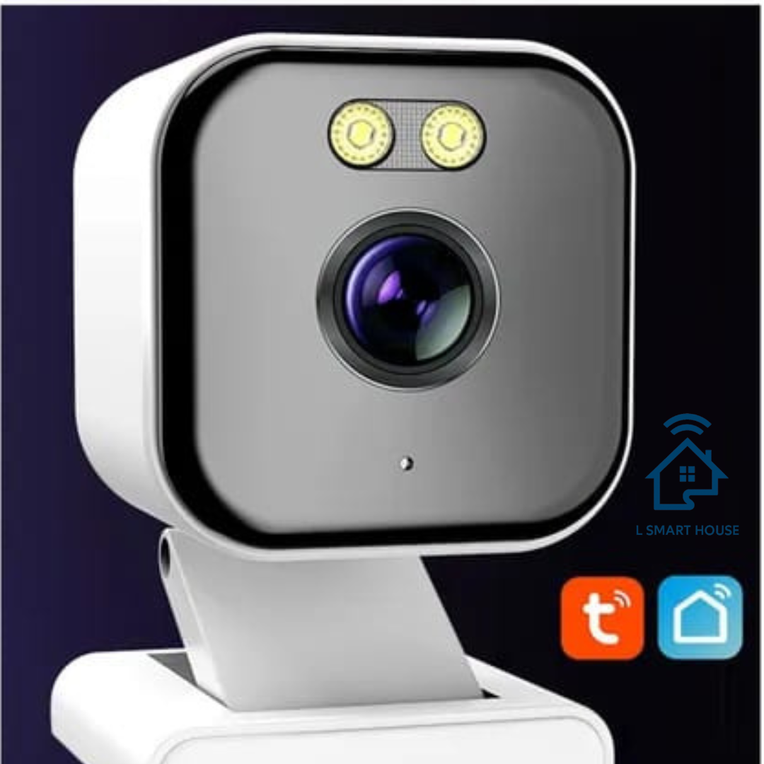 Câmera  WiFi Tuya Smart de 2mp  e 4mp com suporte magnético 