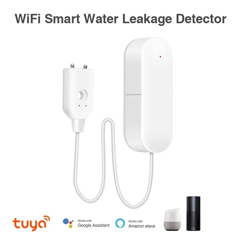 Sensor de Vazamento de Água Wi-Fi Tuya Smart