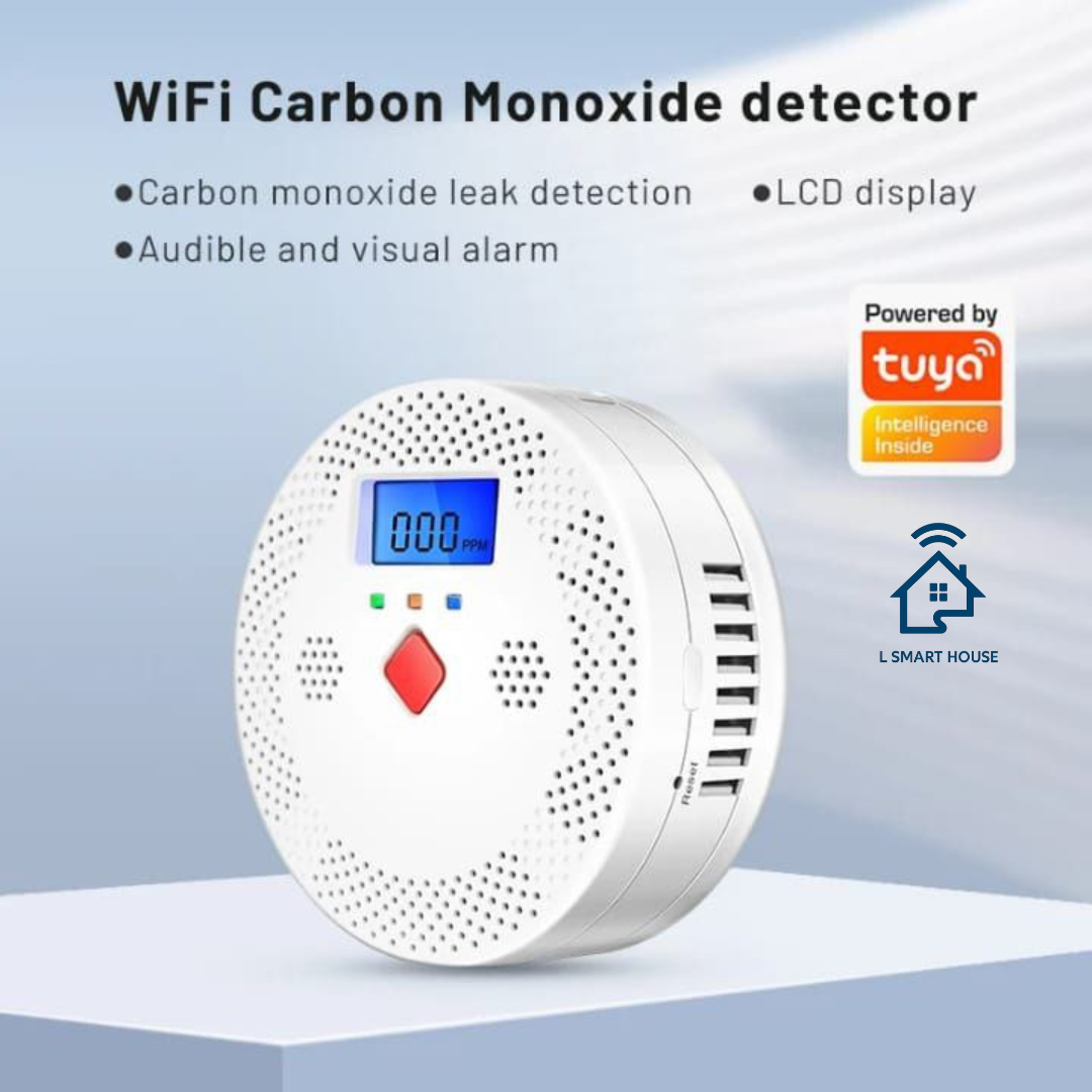 Detector de Monóxido de Carbono(CO) Tuya Smart WIFI