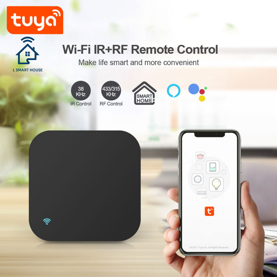 Controle remoto infravermelho Radio frequencia WiFi Tuya