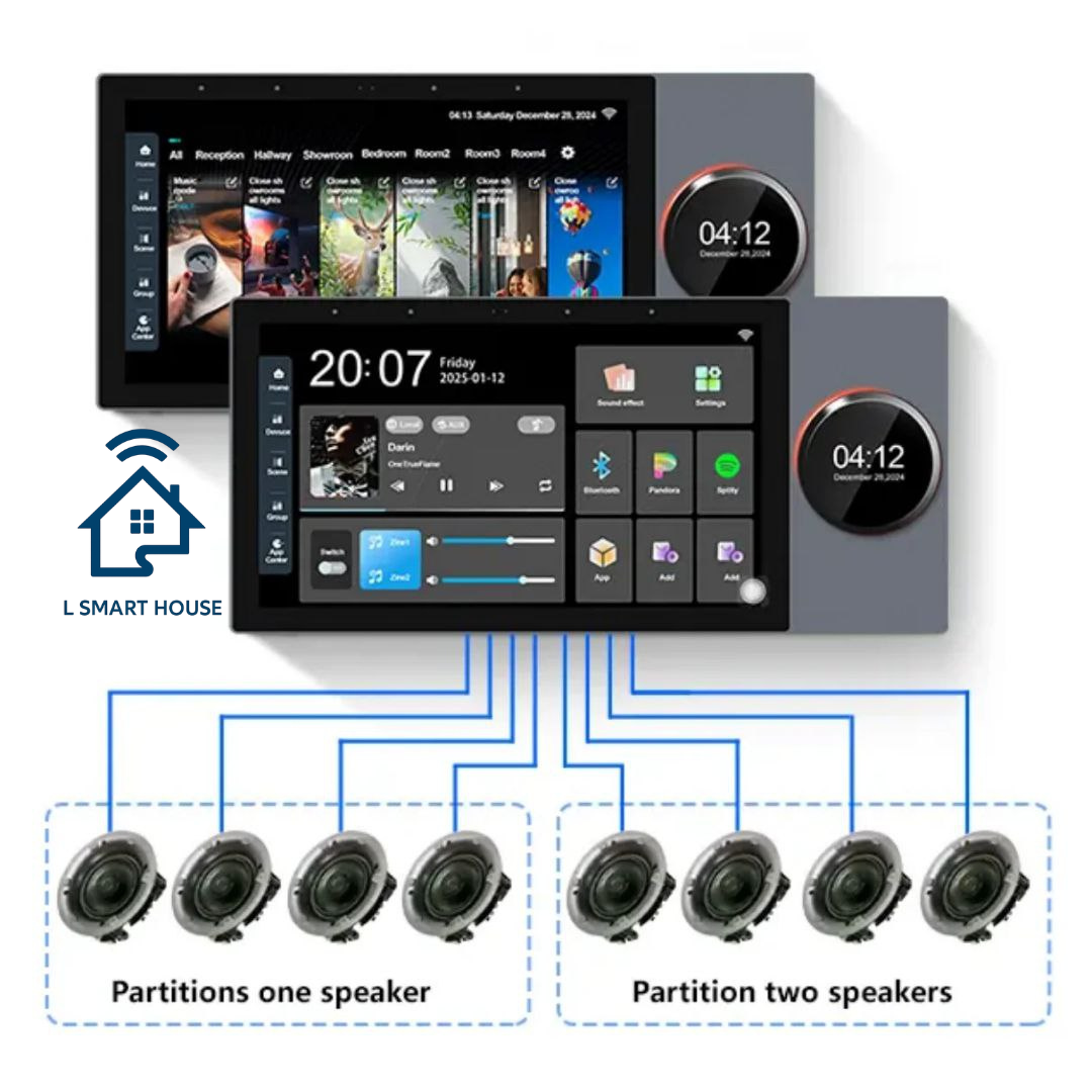 Painel de controle 7 polegada wifi/zigbee tuya